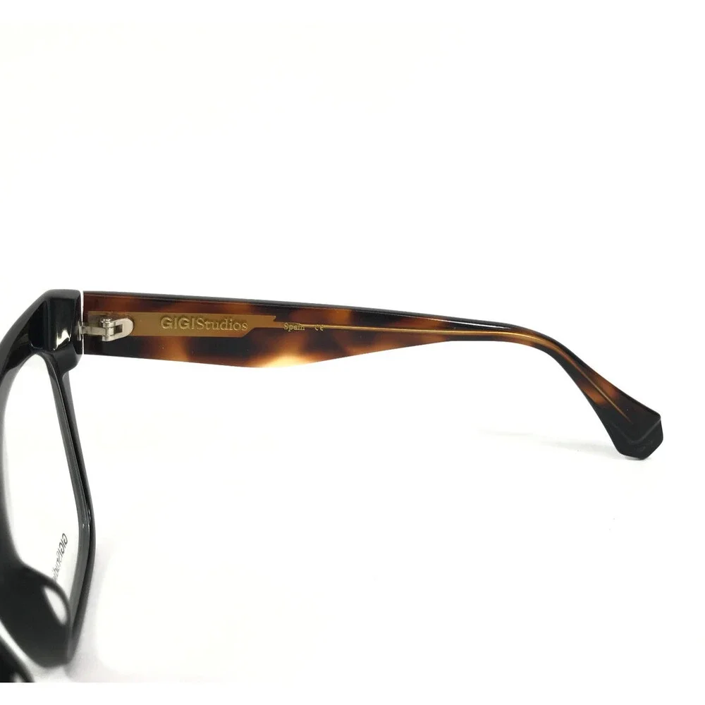 Gigi Studios Eyeglasses Frames ADELE 6747/1 Black Tortoise Havana 52-16-140